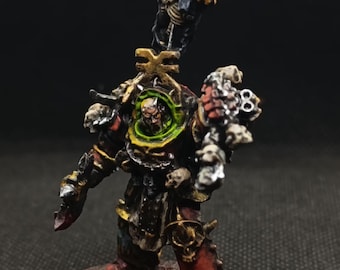 3D Printed Warhammer HQ Chaos Lord Zufor