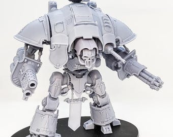 3D Printed Warhammer Imperium Knight Automata Mech Questoris hobby minis proxy
