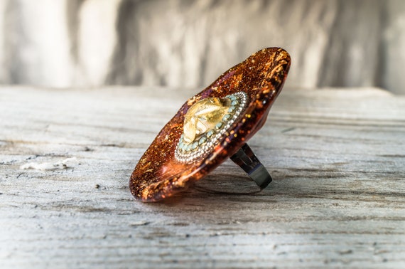 Resin cocktail ring clearance