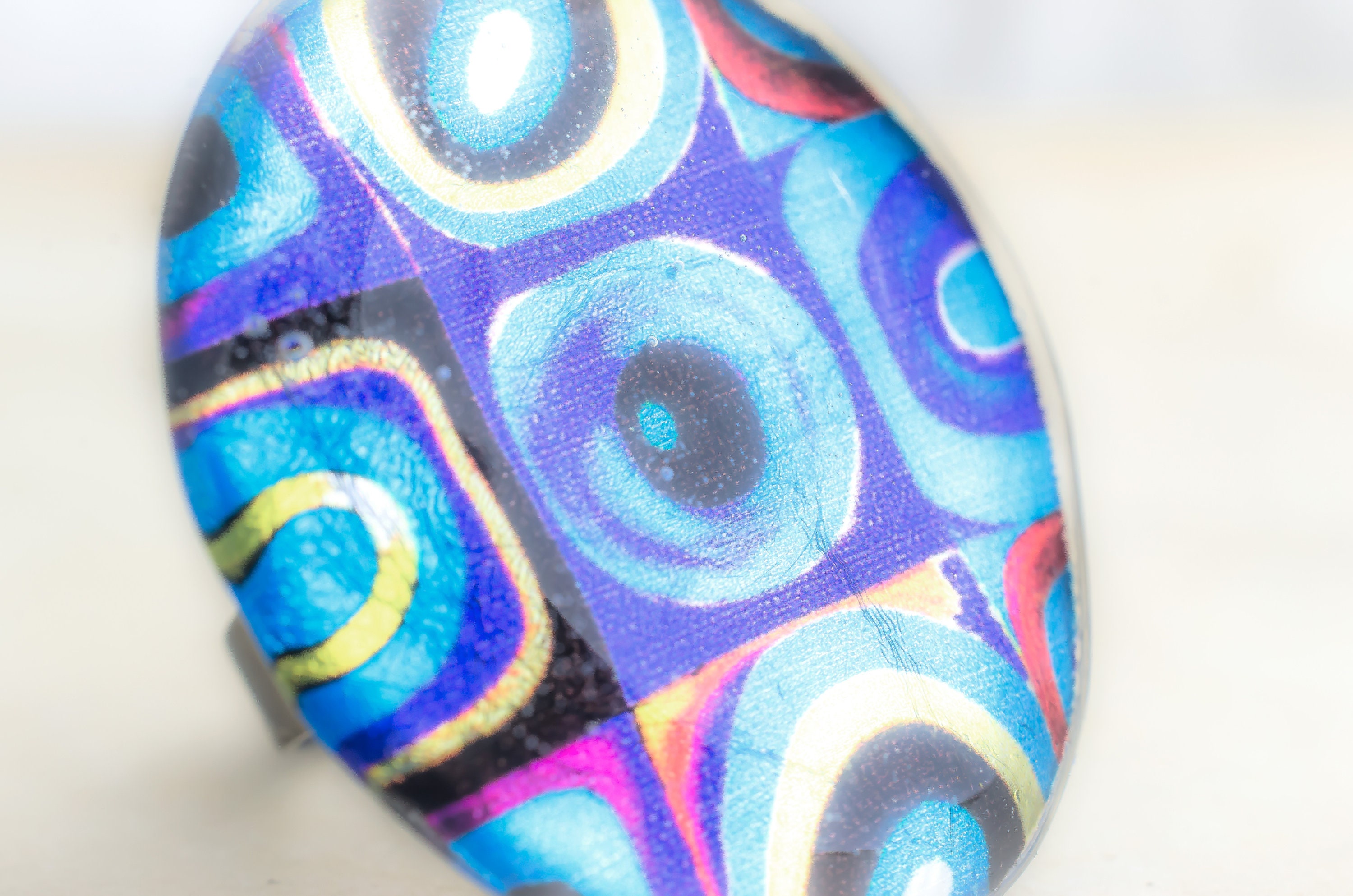 Kandinsky Rings Kandinsky Art Ring, Concentric Circles Resin Ring, Statement Jewelry - Etsy