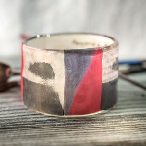 Andy Warhol Shadows Bangle, Resin Bangle Bracelet, Pop Art Jewelry, Resin Bracelet, Statement Jewelry, Color Blocking Bangle, Beach Jewelry