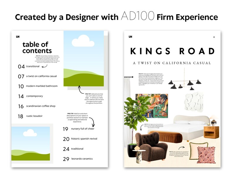 Interior Design Portfolio Template Canva | Architecture Portfolio ...