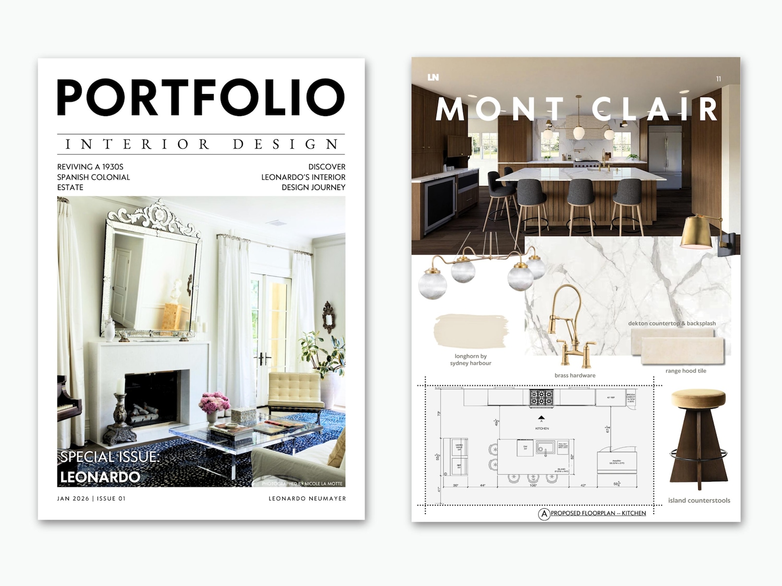 Interior Design Portfolio Template Canva | Architecture Portfolio ...