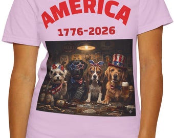 Patriotic Dog Shirt, Dog Lover Gift, 4th Of July Shirt, America Tee, Independence Day Graphic, Comfort Colors Shirt