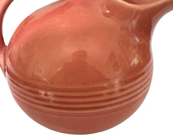 Vintage Homer Laughlin Harlequin Rose Novelty Small Toy Ball Creamer EUC