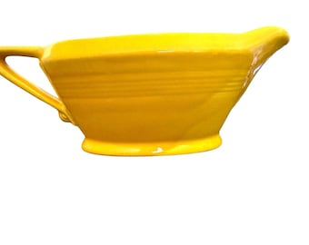 ヴィンテージ ハーレクイン イエローソース グレイビーボート HLC フィエスタ *お読みください*