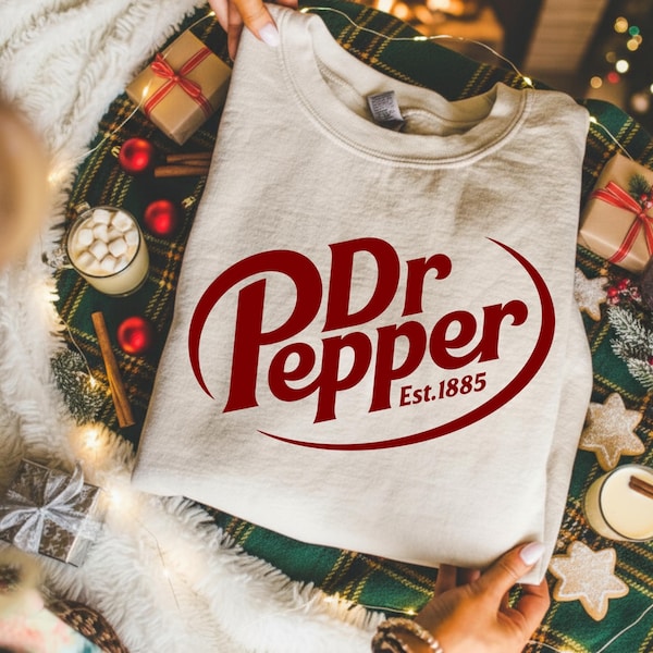 Retro Dr Pepper Shirt or Sweatshirt, Vintage Soda Graphic Tee