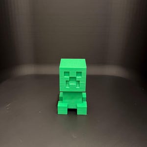 Cubo antiestrés Pixel Green Clicker impreso en 3D