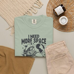 I Need More Space Shirt, Funny Introvert Tee, Space Raccoon Shirt, Anti Social Shirt, Funny Graphic Tee, Sarcastic Space Shirt Bay
