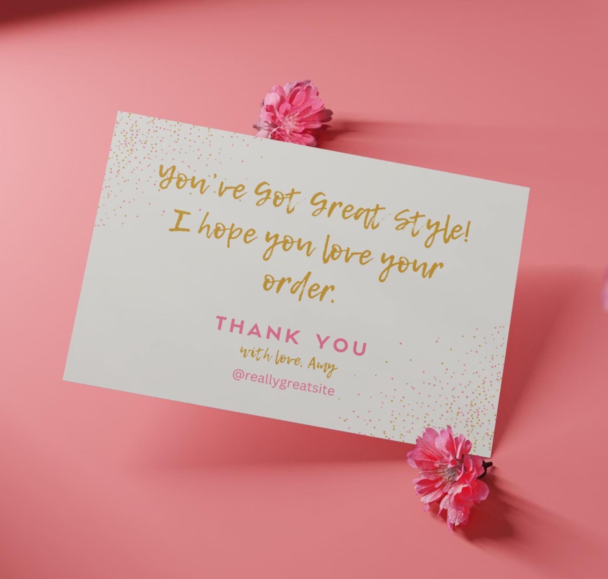 Reseller Thank You - Etsy