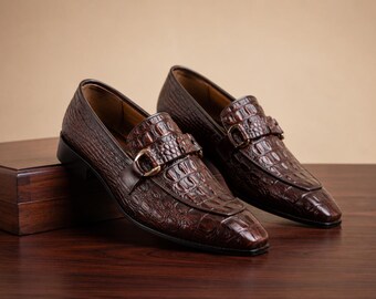 90s Shoes Leather Men / Leather Shoes / Men's Shoes Brown 43