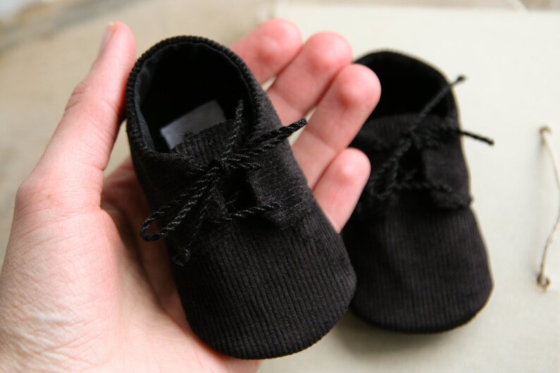 Baby Boy Shoes Brown Baby Shoes Corduroy Baby Shoes Baby Etsy