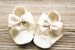 IVORY bow shoes, baby baptism shoes, WHITE baby christening shoes, baby ballet slippers, baby girl shoes, wedding shoes infant blessing shoe 