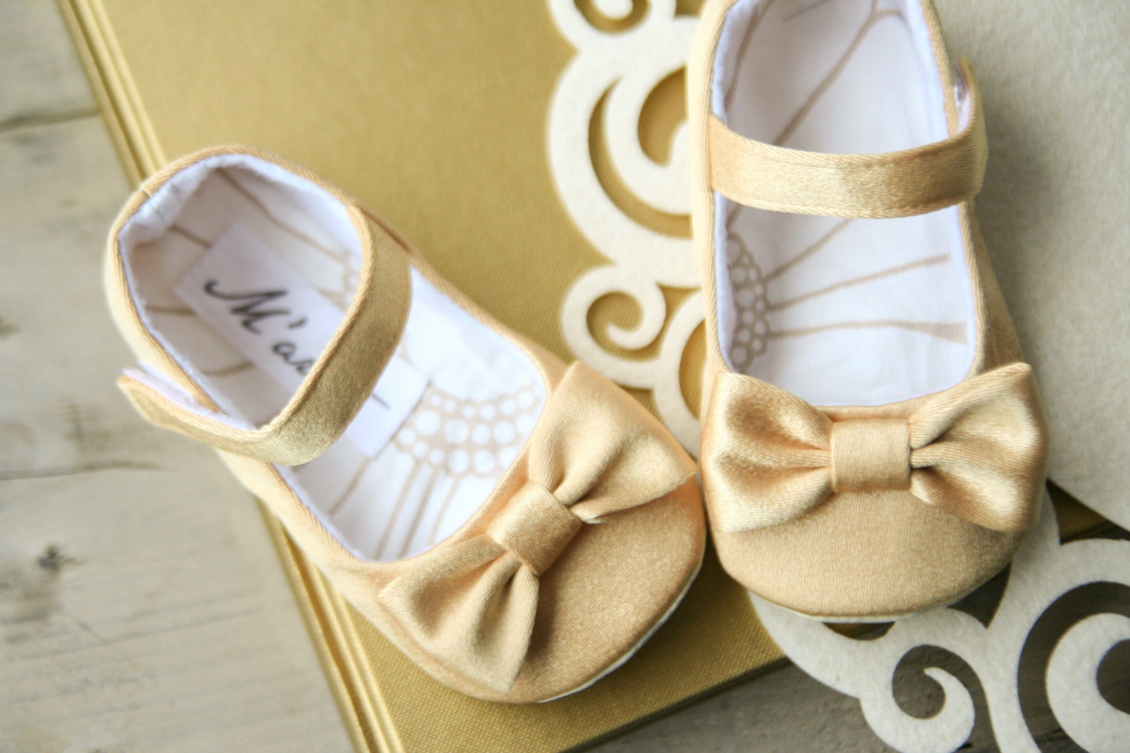 Gold Baby Girl Shoes Christmas Shoes Baby Girl Gold Dress Etsy