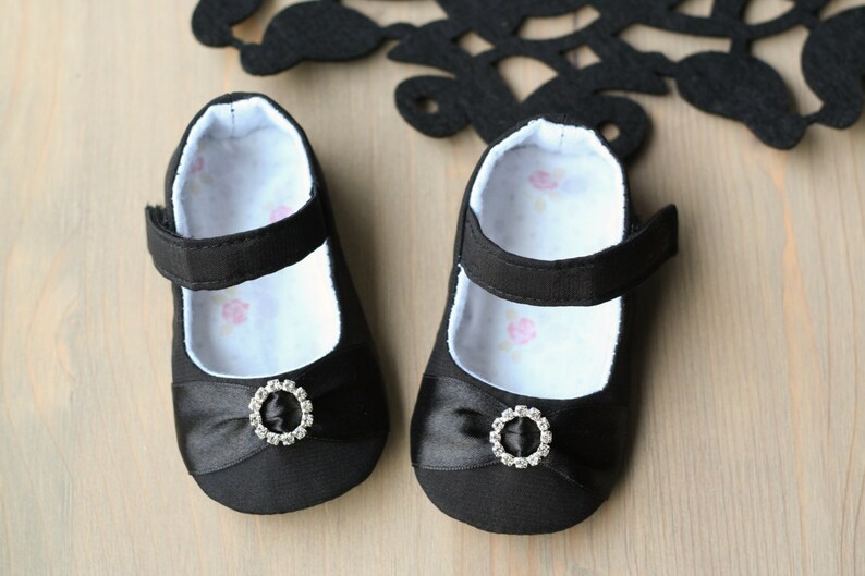 infant girl black dress shoes