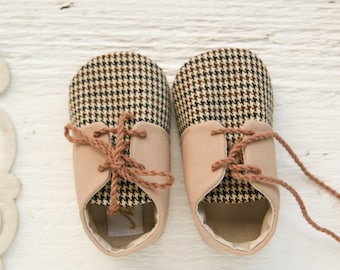 Zapatos marrones para ocasiones especiales de bebé niño, botines de esmoquin para bebé, zapatos de boda para bebé niño, regalo para bebé niño