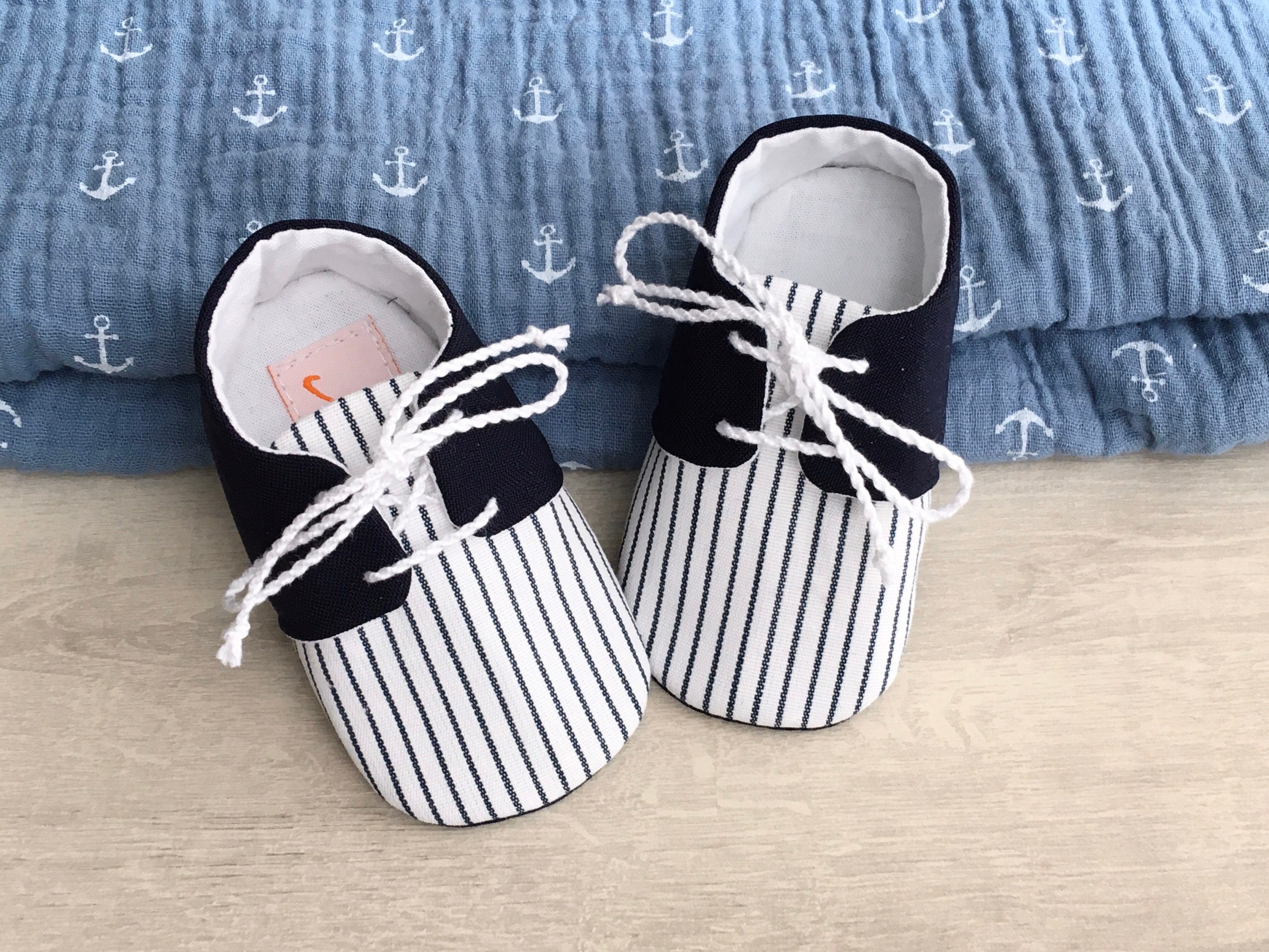 Navy blue cheap baby moccasins