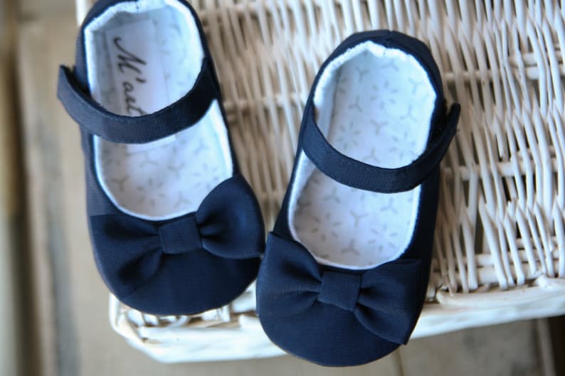 navy baby girl shoes