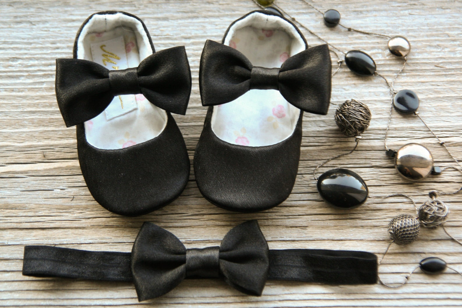 newborn baby girl black shoes