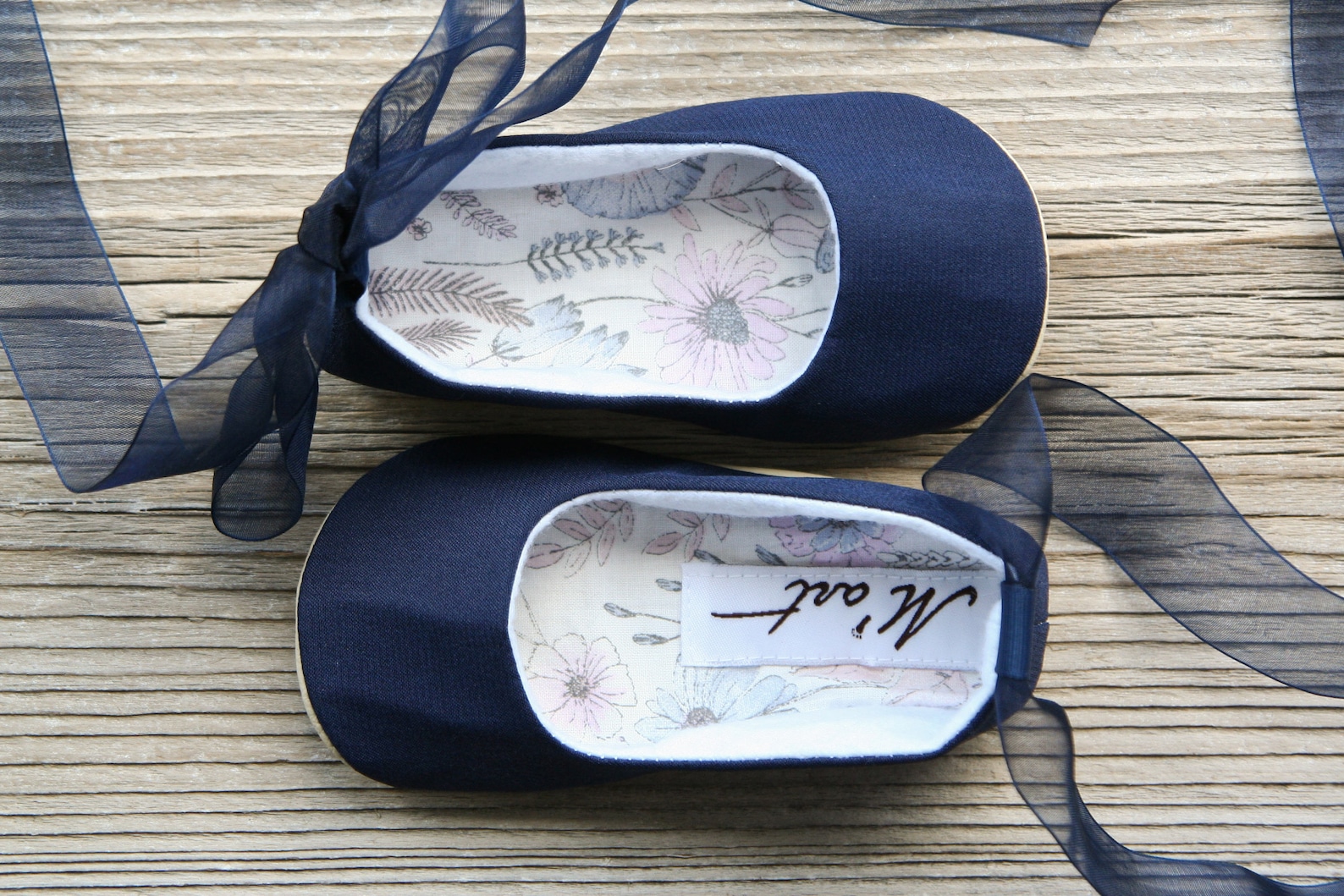 navy baby ballet shoes, blue baby ballerina shoes, baby christening shoes, baptism shoes, wedding baby outfit, baby slippers