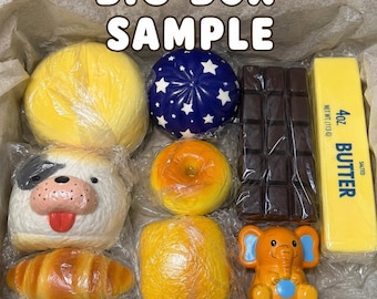Dustling Slow Rising Squishy Mystery Box, Kawaii Blind Box, Food Squishies, Stress Relief Fidget Toy, Cute Squishy Gift, Handmade Squishy Bo
