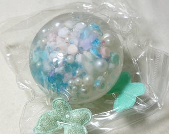 7cm Handmade Water Filled Squishy Ball, Sensory Stress Relief Fidget Toy