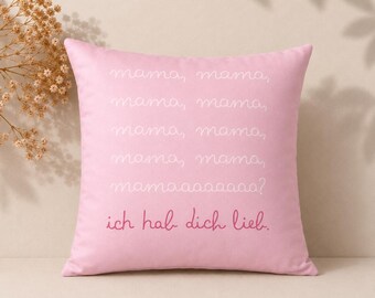 Pillowcase "Mom, I Love You" | Gift for new moms