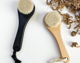 Plastic Free Face brush with Soft Natural Bristles