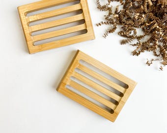 Jabonera de bambú natural sin plástico