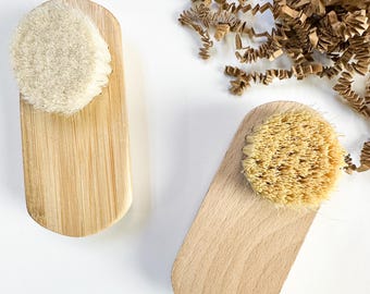 Cepillo facial de bambú ecológico / Cerdas naturales