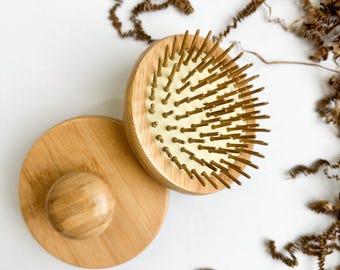 Bamboo Scalp Massager & Hair Brush