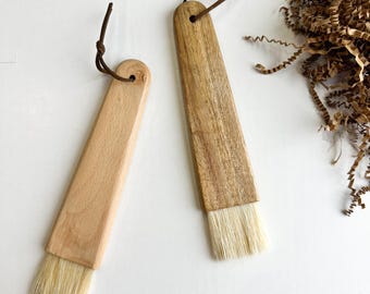 Natural Wood Pastry & Cleaning Brush