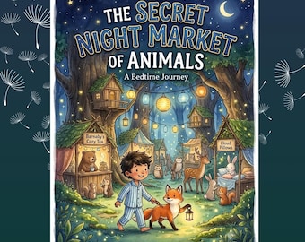 El mercado nocturno secreto de los animales: libro de cuentos para niños (descarga digital) - Libro electrónico - cuentos electrónicos - libro de cuentos digital