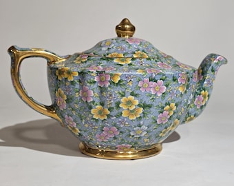Vintage James Sadler "Sophie Chintz" or "Petite Fleur"  Chintz teapot