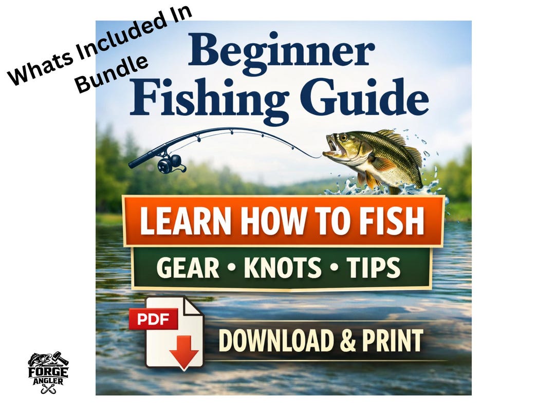Beginner Fishing Guide Bundle, Learn How to Fish (PDF Download) - Etsy