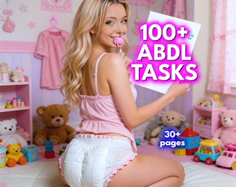 110 ABDL Sissy Aufgabe & Herausforderungen | Windel-Baby-Trainings-Challenges (Messy Play)