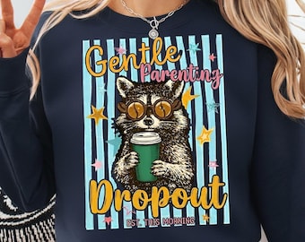 Feral Raccoon PNG, Funny Sarcastic Mama Raccoon Design, Boujee Raccoon Graphic, Mothers Day Shirt, Sublimation Download