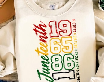 Juneteenth 1865 PNG Digital Download | Black History Freedom Day Design | African American Pride Black Woman Empowerment Shirt Graphic
