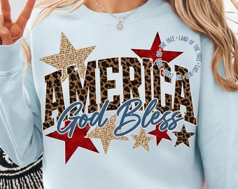 Jesus 4th of July PNG Sublimation Design, Christian Patriotic Independence Day Shirt Clipart, Faith USA Digital Download