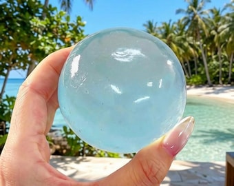 Pelota antiestrés de aceite de coco hecha a mano (versión mejorada 2026): textura crujiente y juguete antiestrés de crecimiento lento.