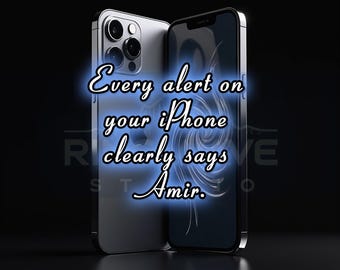 Amir Custom Ringtones for iPhone | Personalized Call, Text Alerts and more (Digital Download)