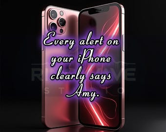 Amy Custom Ringtones for iPhone | Personalized Call, Text Alerts and more (Digital Download)