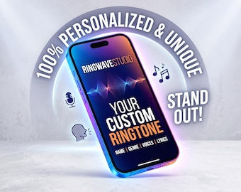 Custom Ringtone | Personalized Name, Genre, Voice, Lyrics Audio Gift (1 To 3 Days Delivery Time