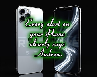 Andrew Custom Ringtones for iPhone | Personalized Call, Text Alerts and more (Digital Download)