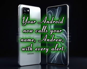 Andrew Custom Ringtones for Android | Personalized Call, Text Alerts and more (Digital Download)