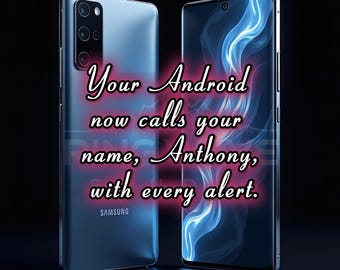 Anthony Custom Ringtones for Android | Personalized Call, Text Alerts and more (Digital Download)