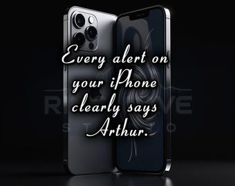 Arthur Custom Ringtones for iPhone | Personalized Call, Text Alerts and more (Digital Download)