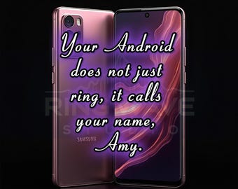 Amy Custom Ringtones for Android | Personalized Call, Text Alerts and more (Digital Download)