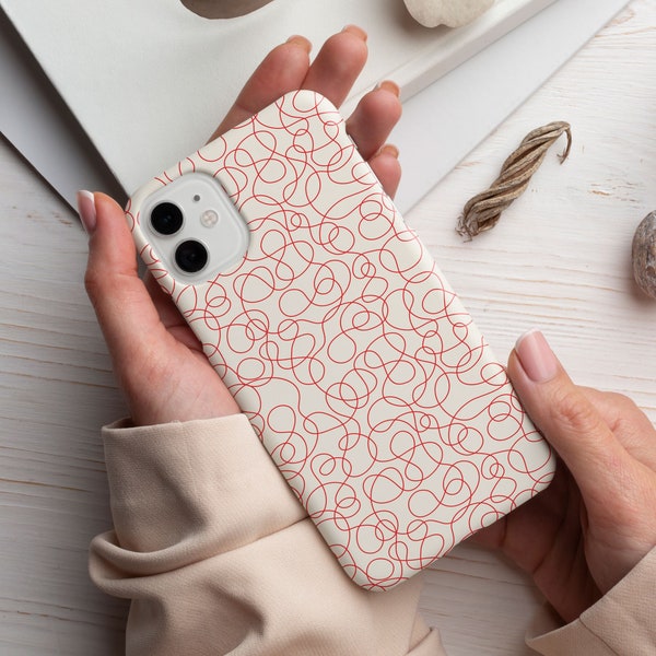 Red Thread Design Phone Case - iPhone & Samsung - All Models