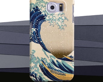 La gran ola de Kanagawa - Funda para teléfono - Obra de arte de Hokusai - iPhone - Samsung - Todos los modelos